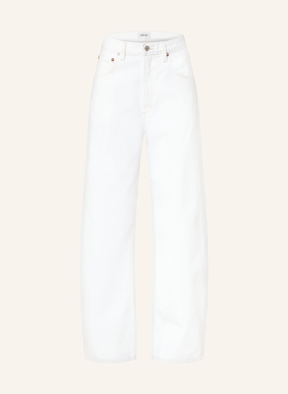 Agolde Jeans Low Curve weiss von AGOLDE