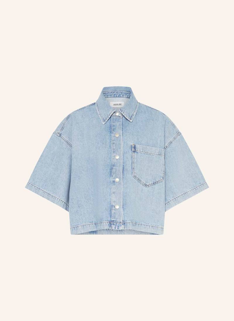 Agolde Jeansbluse Rona blau von AGOLDE