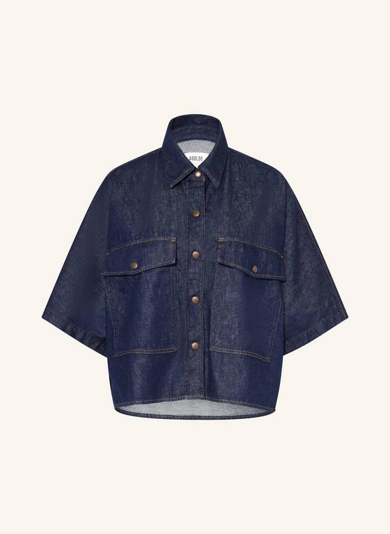 Agolde Jeansbluse Taron blau von AGOLDE