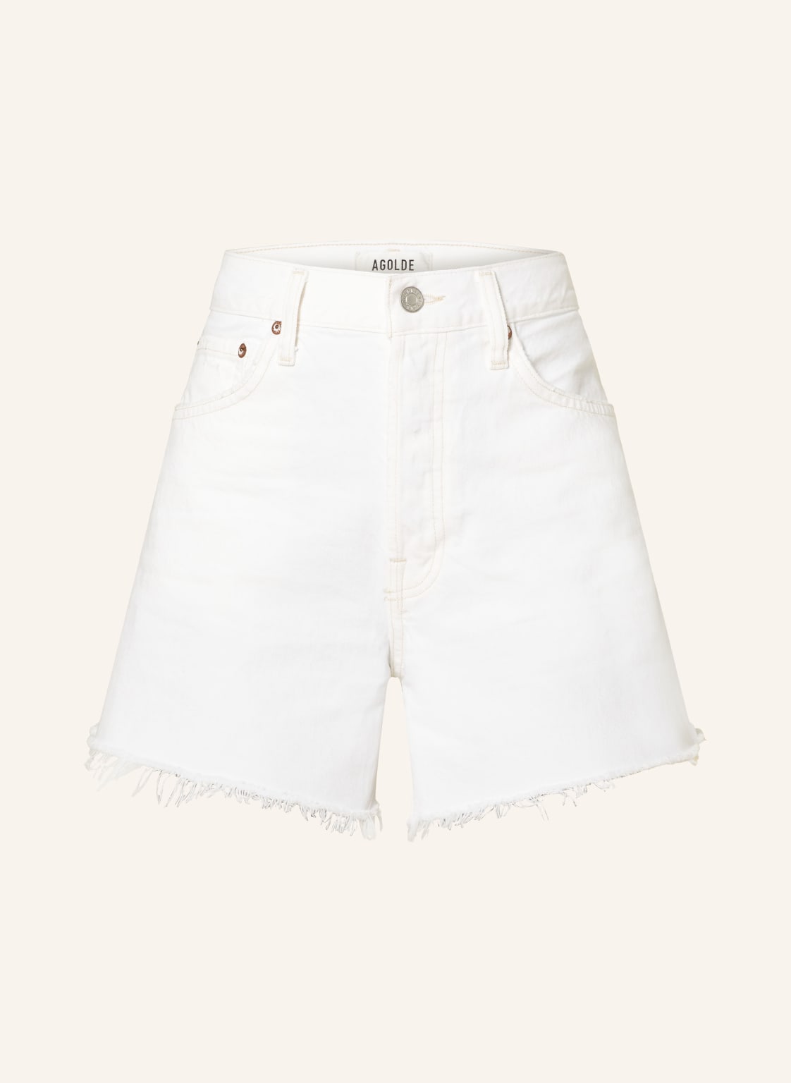 Agolde Jeansshorts Parker weiss von AGOLDE