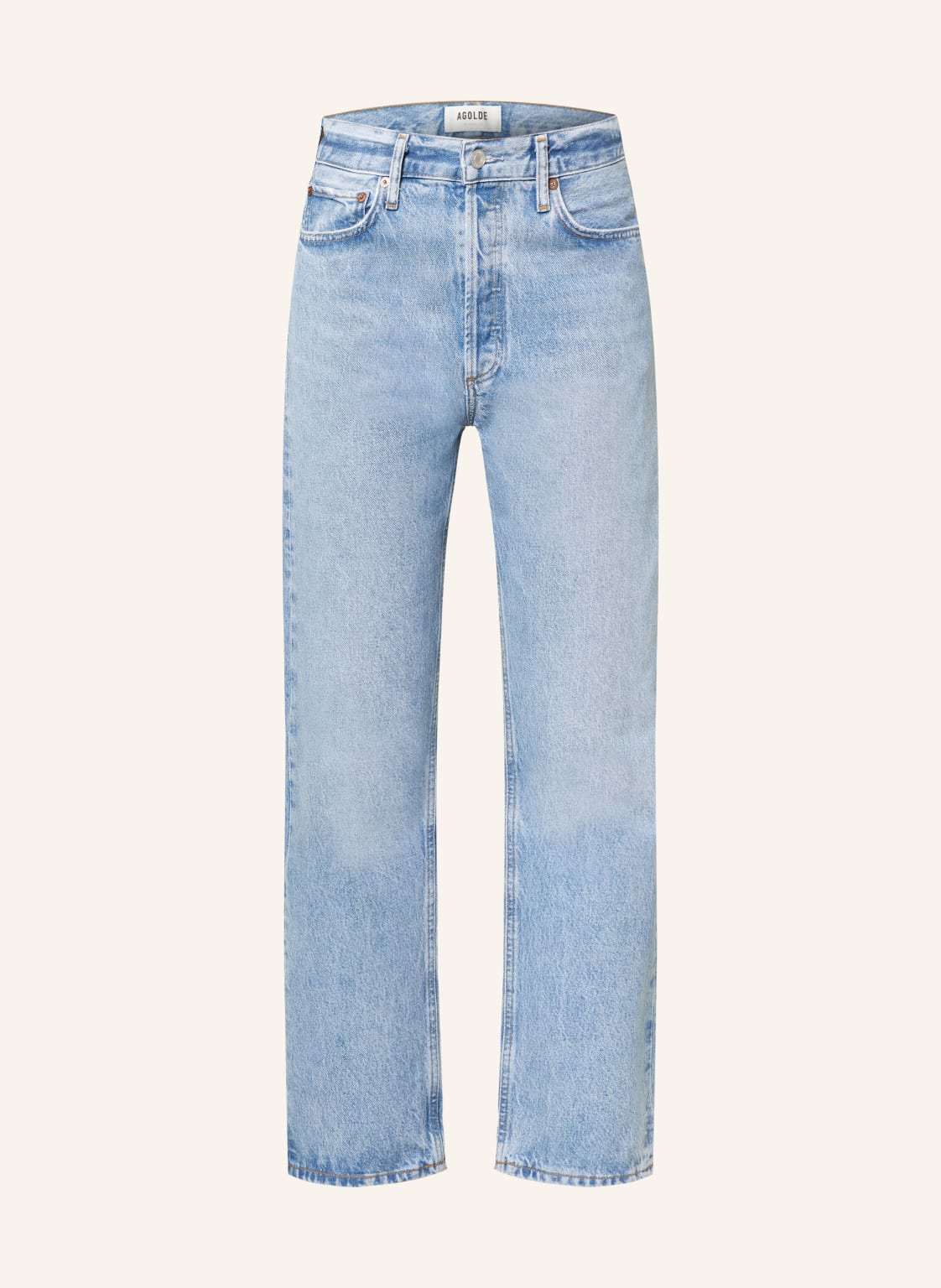Agolde Straight Jeans 90's Pinch blau von AGOLDE