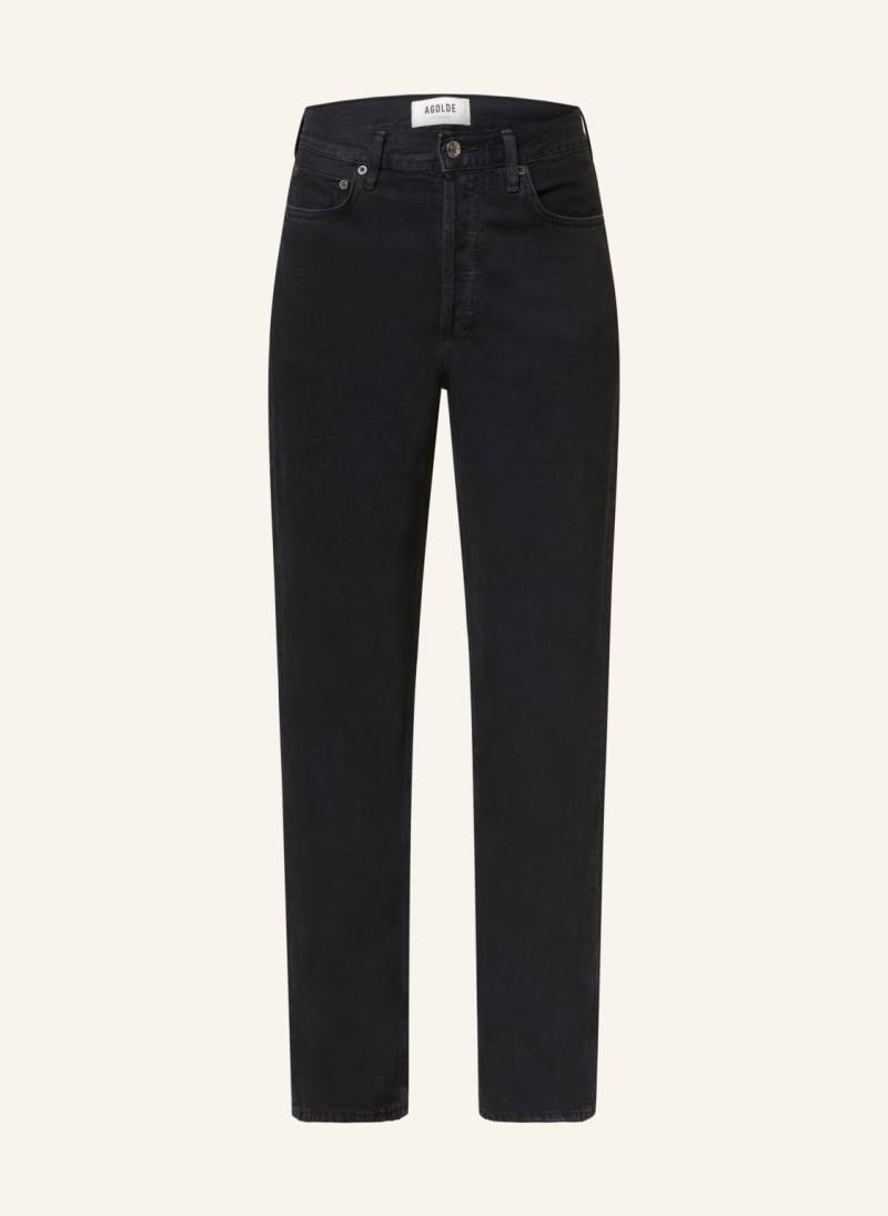 Agolde Straight Jeans 90's Pinch schwarz von AGOLDE