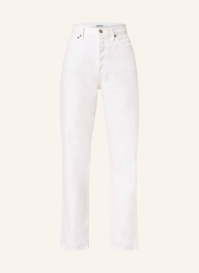 Agolde Straight Jeans 90s Pinch Waist weiss von AGOLDE