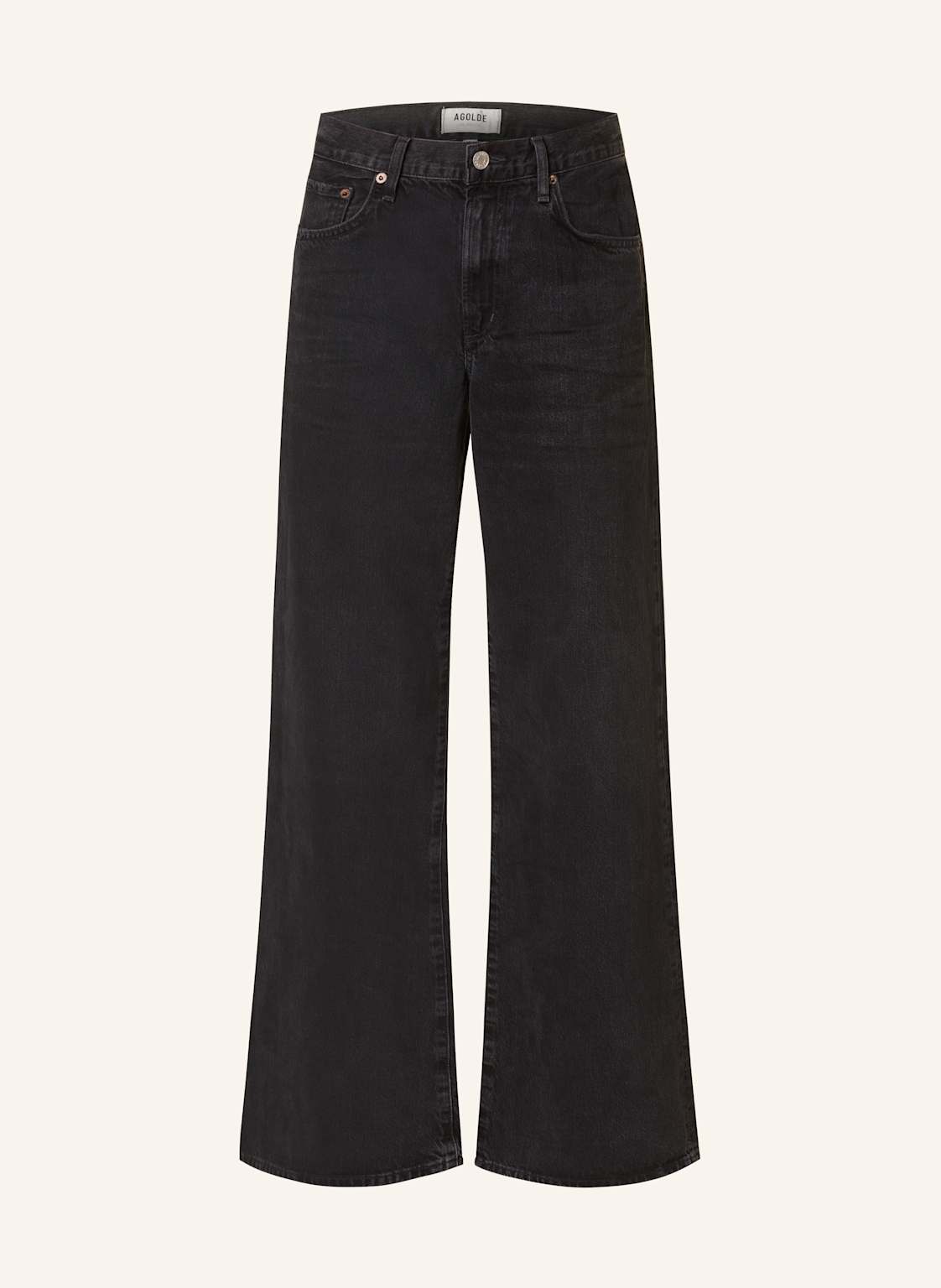 Agolde Straight Jeans Clara schwarz von AGOLDE