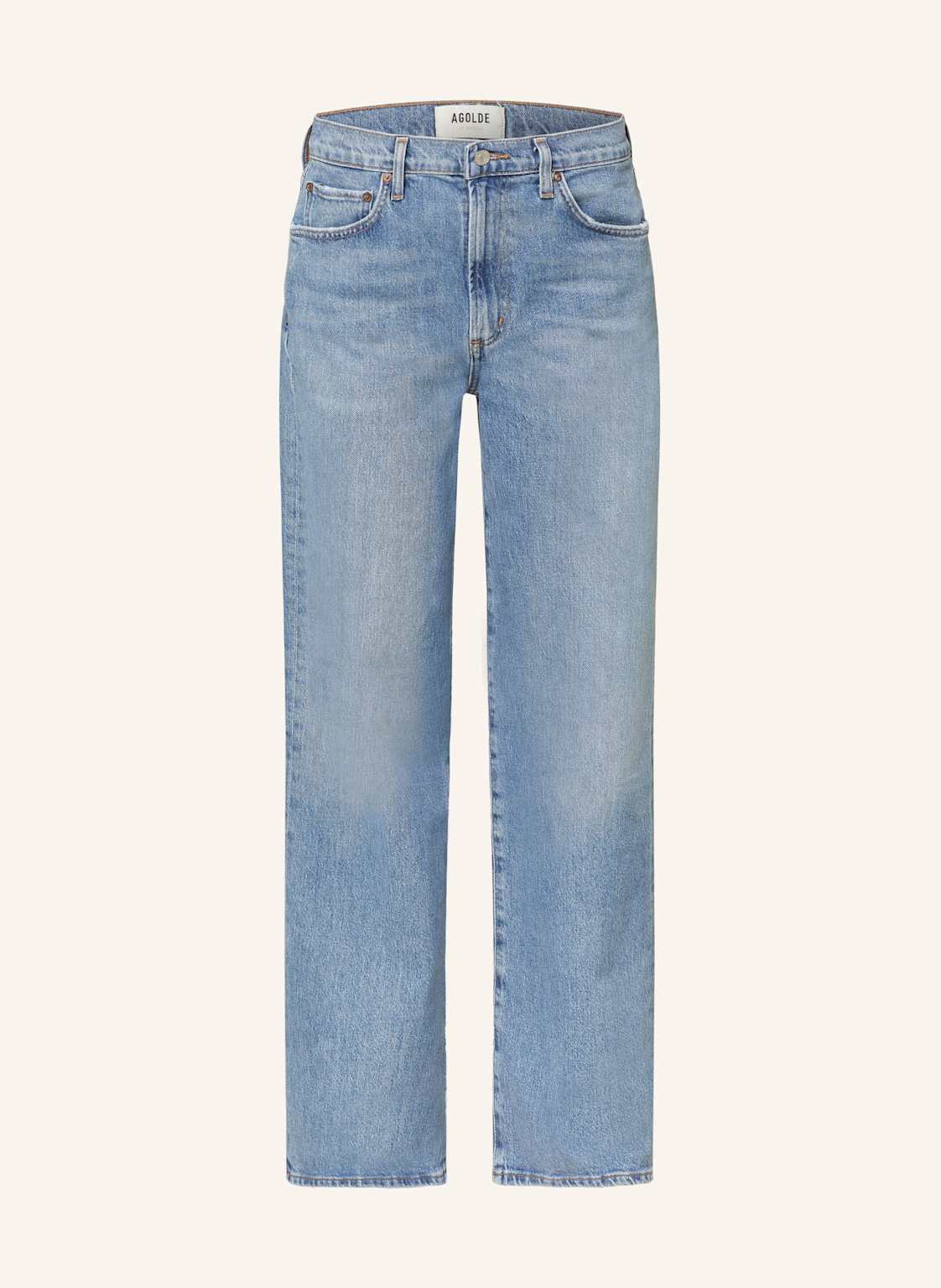 Agolde Straight Jeans Dame blau von AGOLDE