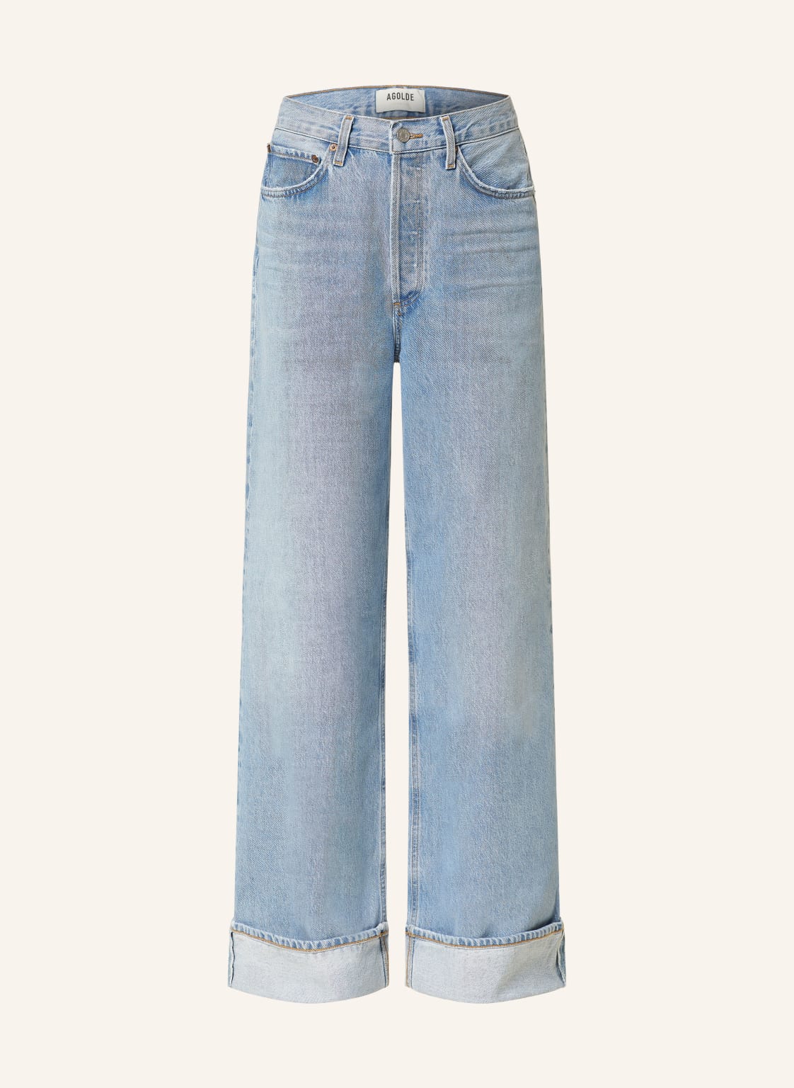 Agolde Straight Jeans Dame blau von AGOLDE