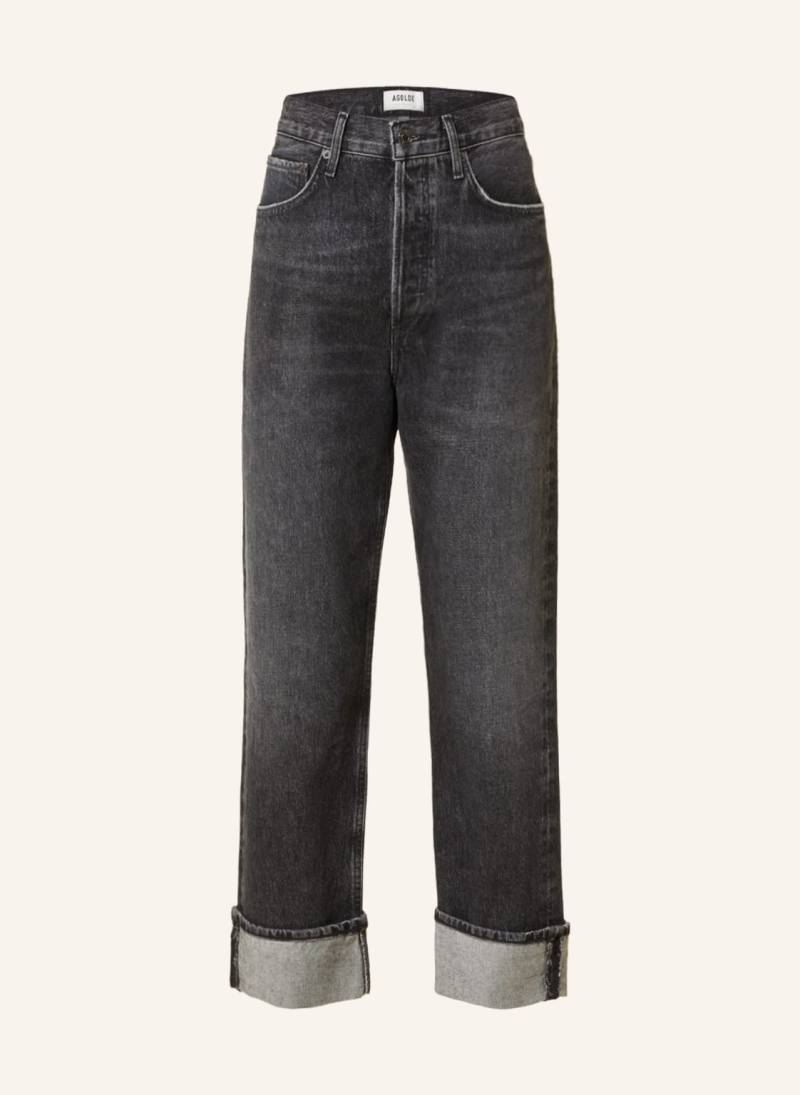 Agolde Straight Jeans Fran schwarz von AGOLDE