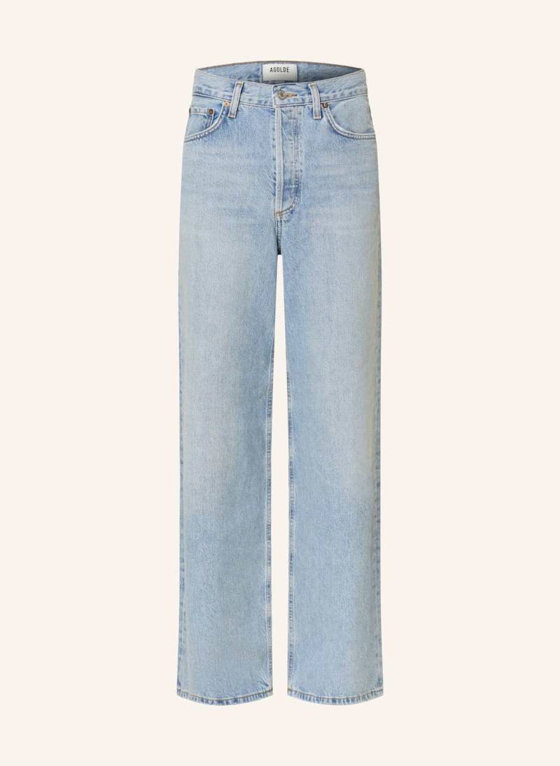 Agolde Straight Jeans Harper blau von AGOLDE