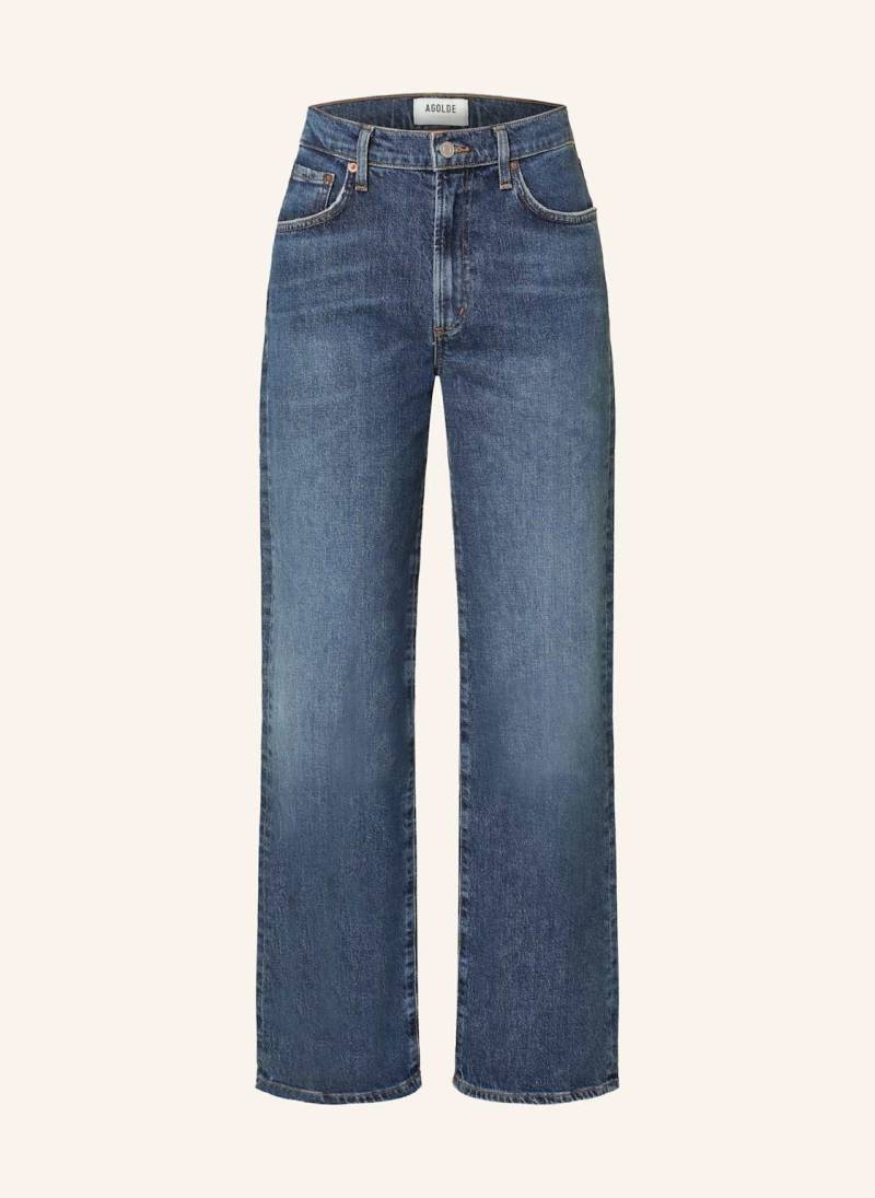 Agolde Straight Jeans Harper blau von AGOLDE