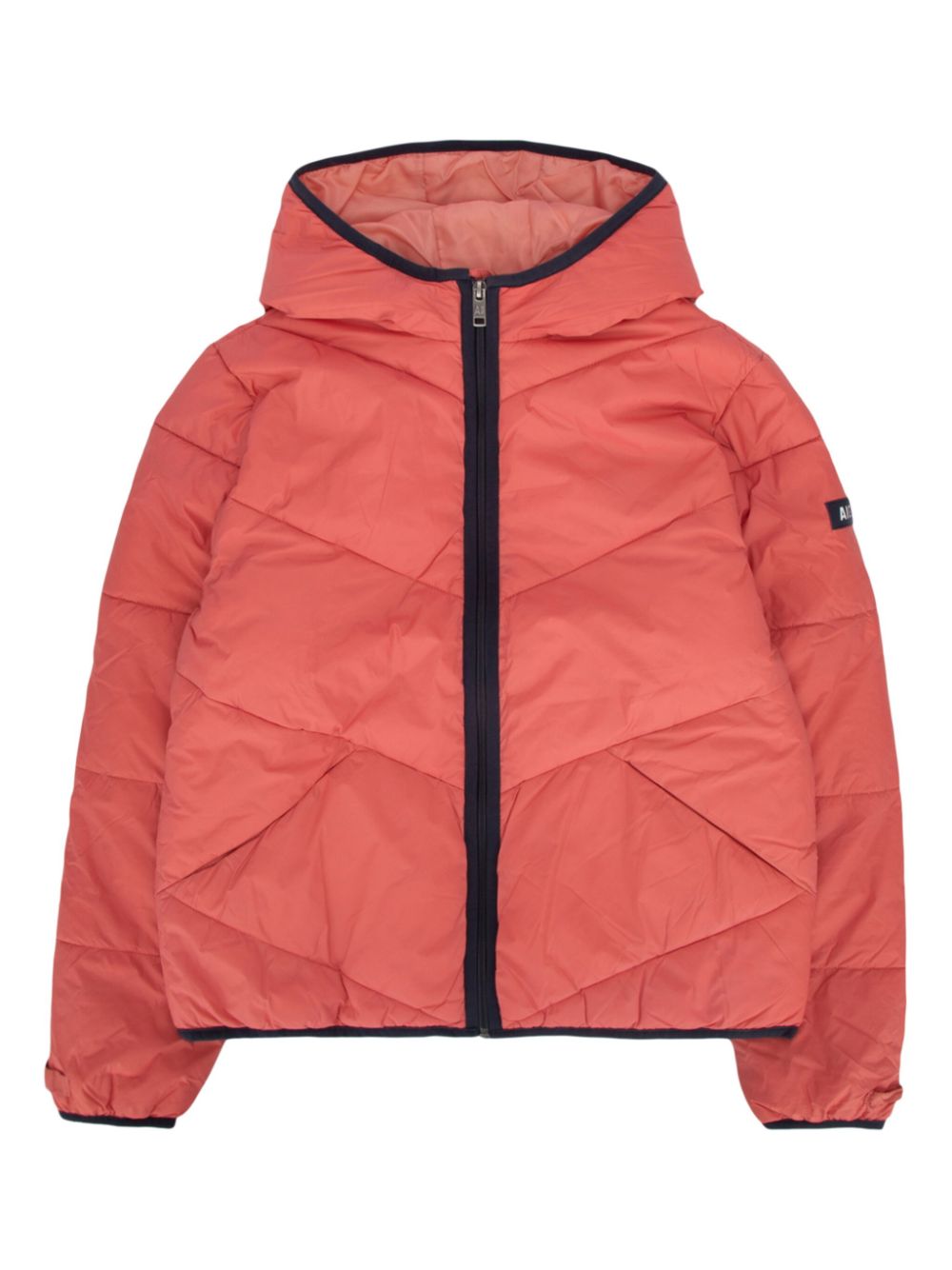 AIGLE hooded padded jacket - Red von AIGLE