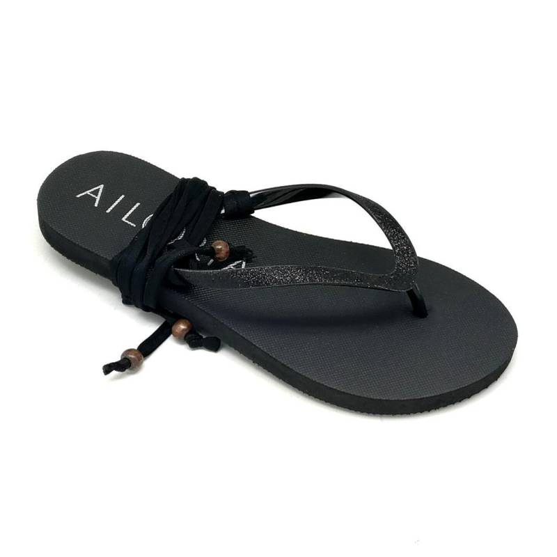 Pampelonne Zehensandalen Damen Schwarz 36 von AILORIA