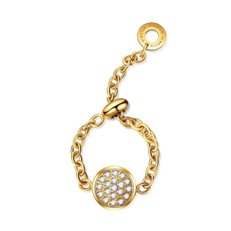 Anastasia Ring Damen Gold ONE SIZE von AILORIA