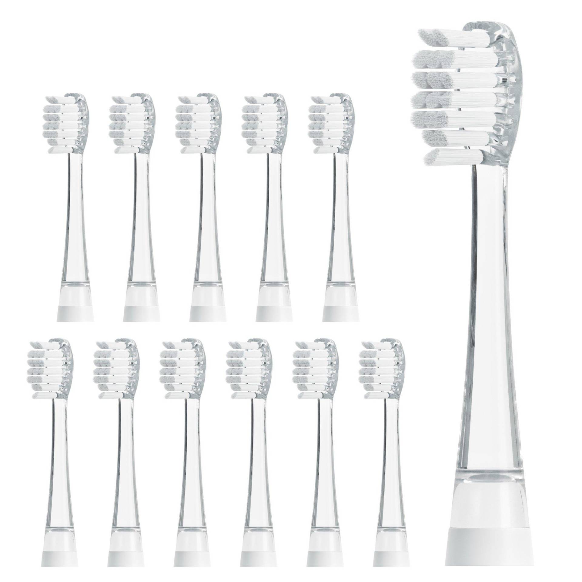 Bubble Brush Ersatzbürstenköpfe 12er Set Damen Transparent 12 Pezzi von AILORIA