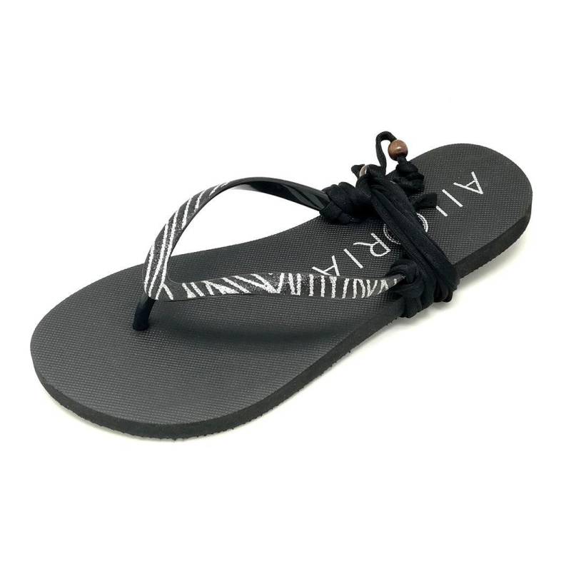 Pampelonne Zehensandalen Damen Schwarz 37 von AILORIA