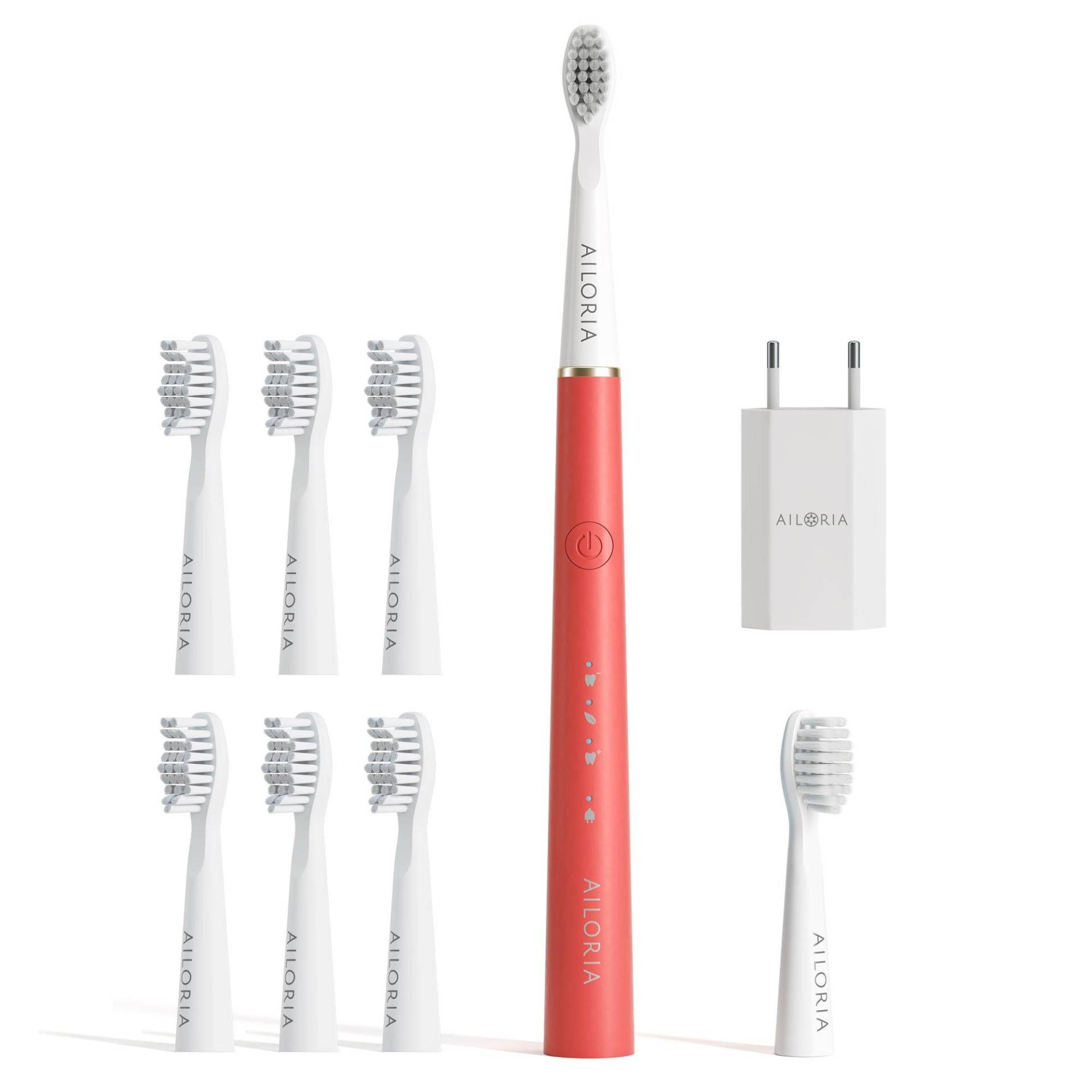 Pro Smile Set Usb-schallzahnbürste Damen Goldrosa ONE SIZE von AILORIA