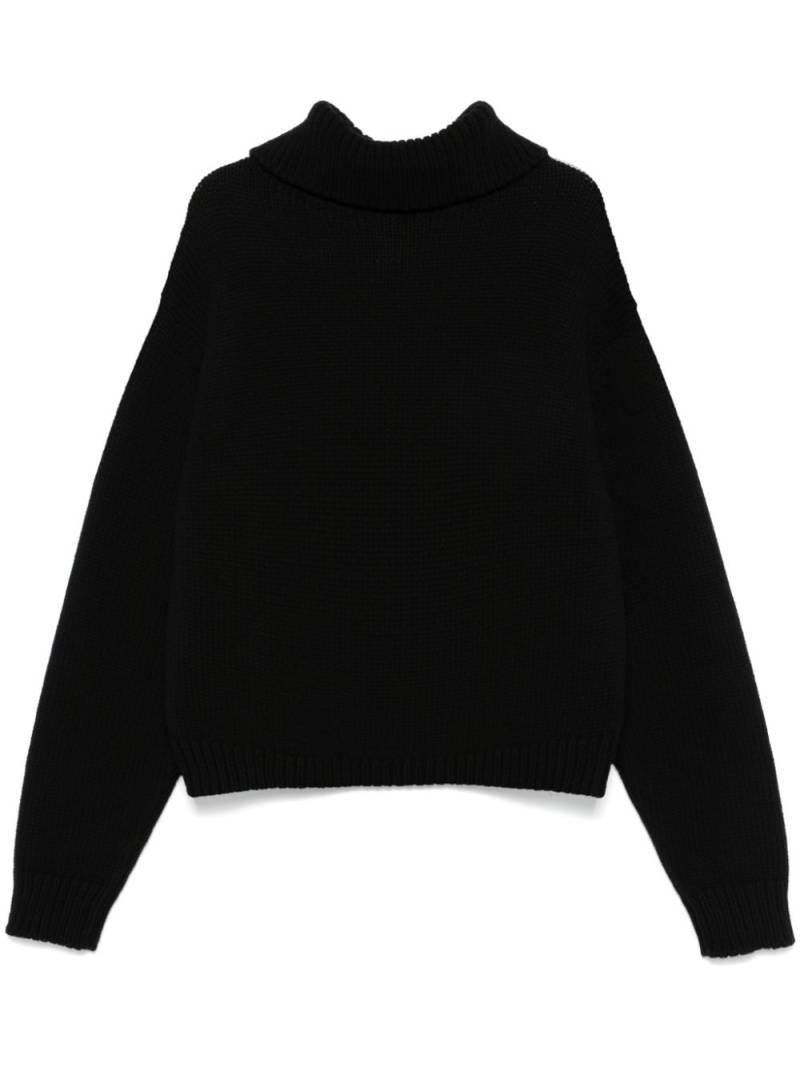 AIREI roll-neck sweater - Black von AIREI