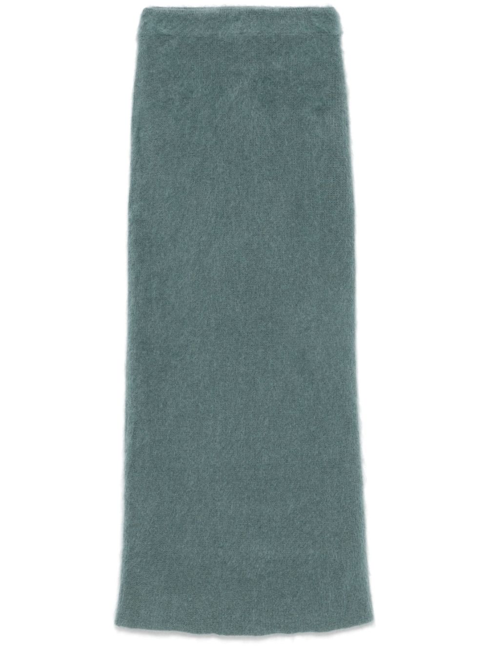 AISLING CAMPS brushed maxi skirt - Blue