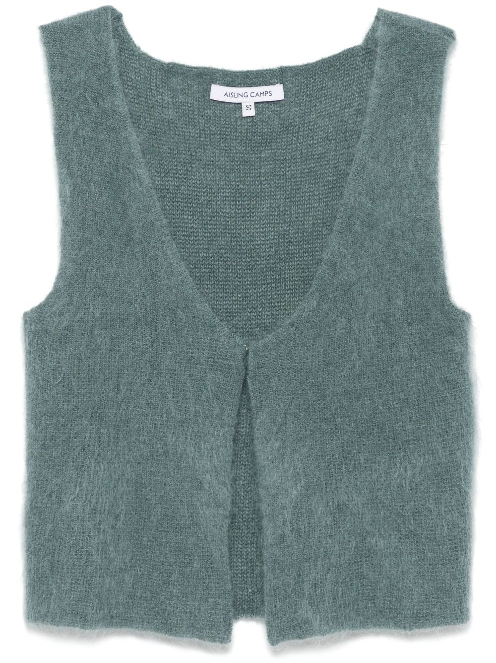 AISLING CAMPS brushed vest - Blue von AISLING CAMPS