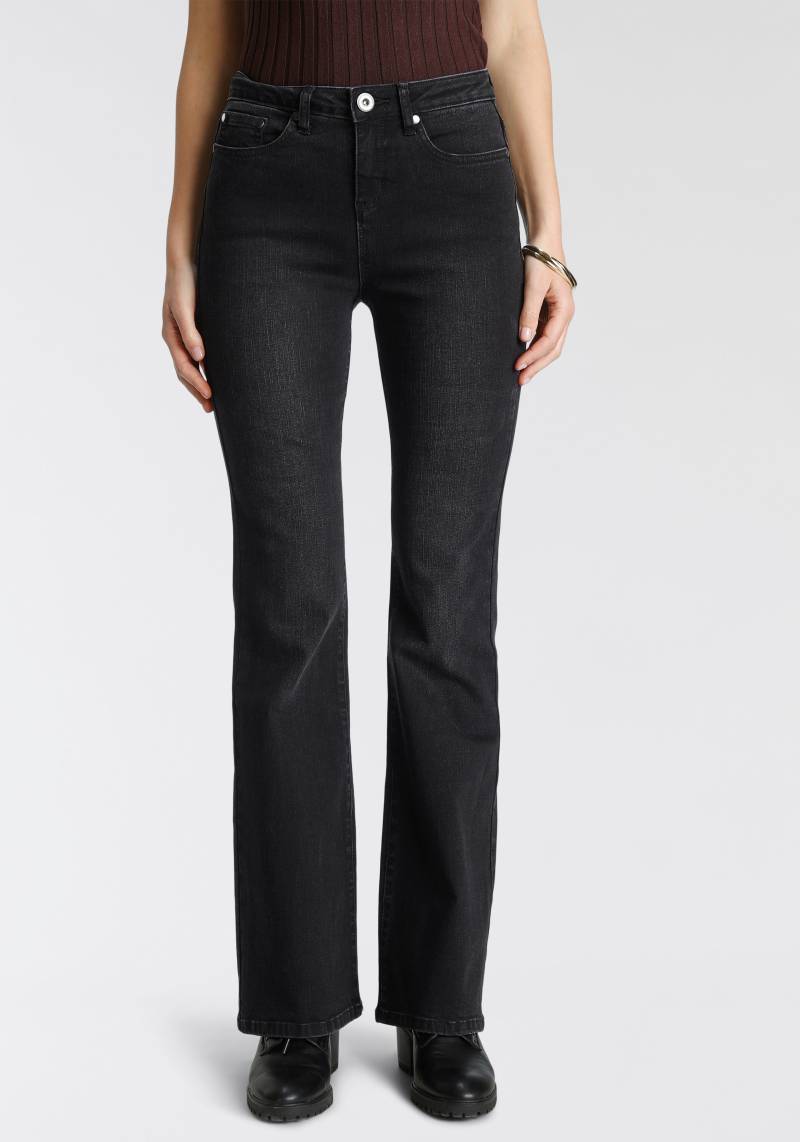 AJC High-waist-Jeans, in Flared Form im 5-Pocket-Style von AJC