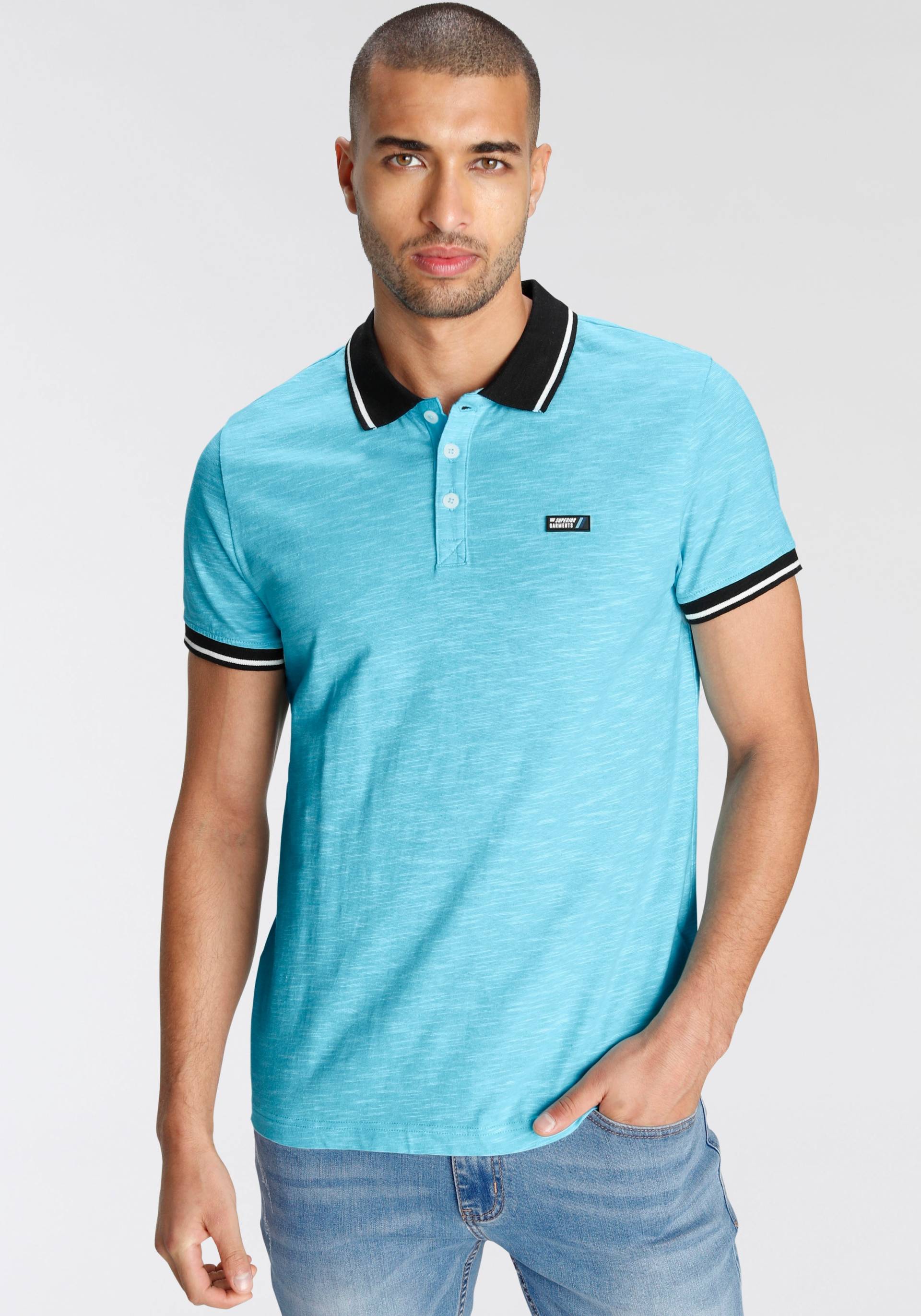 AJC Poloshirt, Kurzarm, schmal geschnitten, Polokragen, ideal für Sportarten AJC Poloshirt, Kurzarm, schmal geschnitten, Polokragen, ideal für Sportarten von AJC