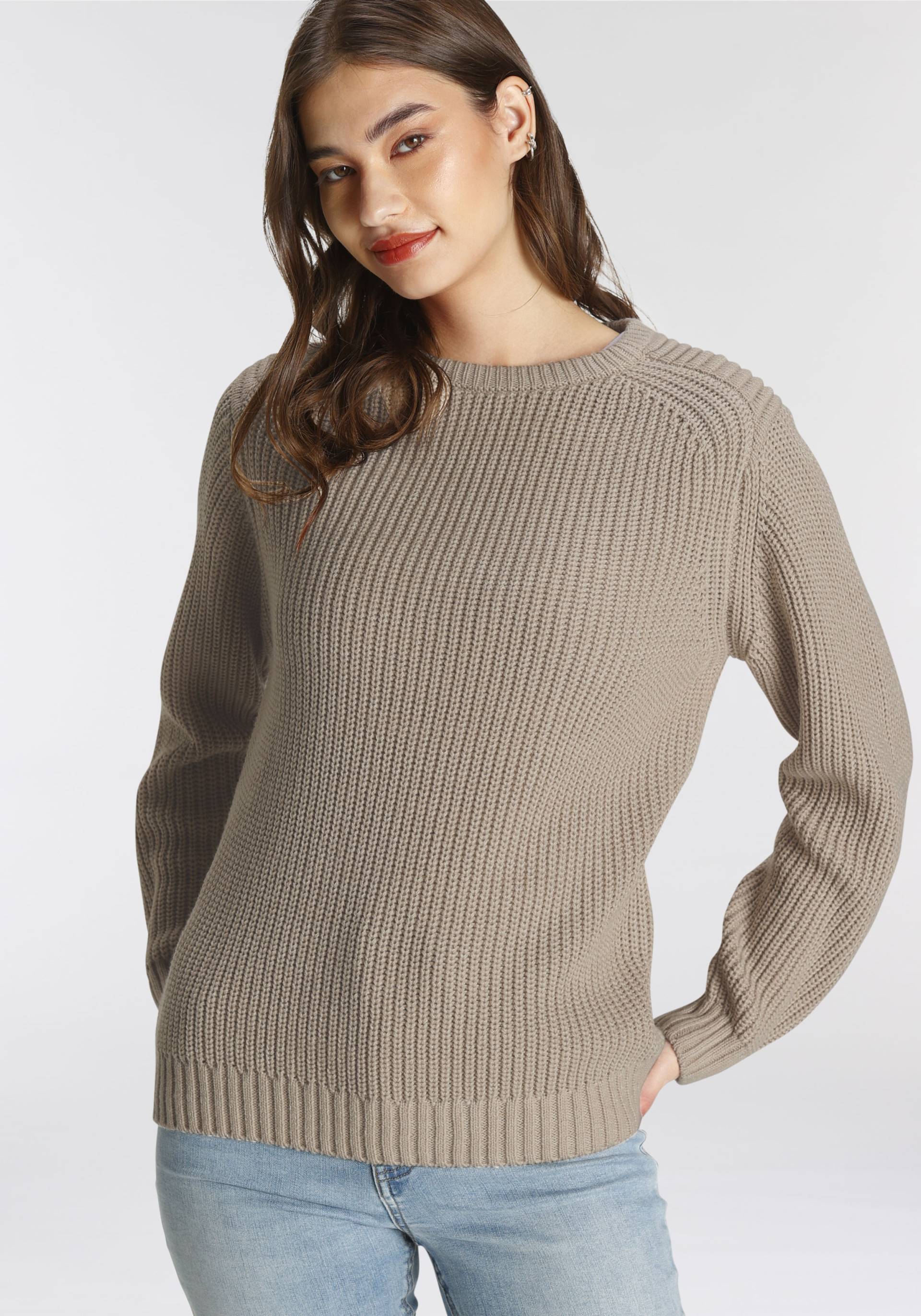 AJC Strickpullover, in schöner Strick-Optik AJC Strickpullover, in schöner Strick-Optik von AJC