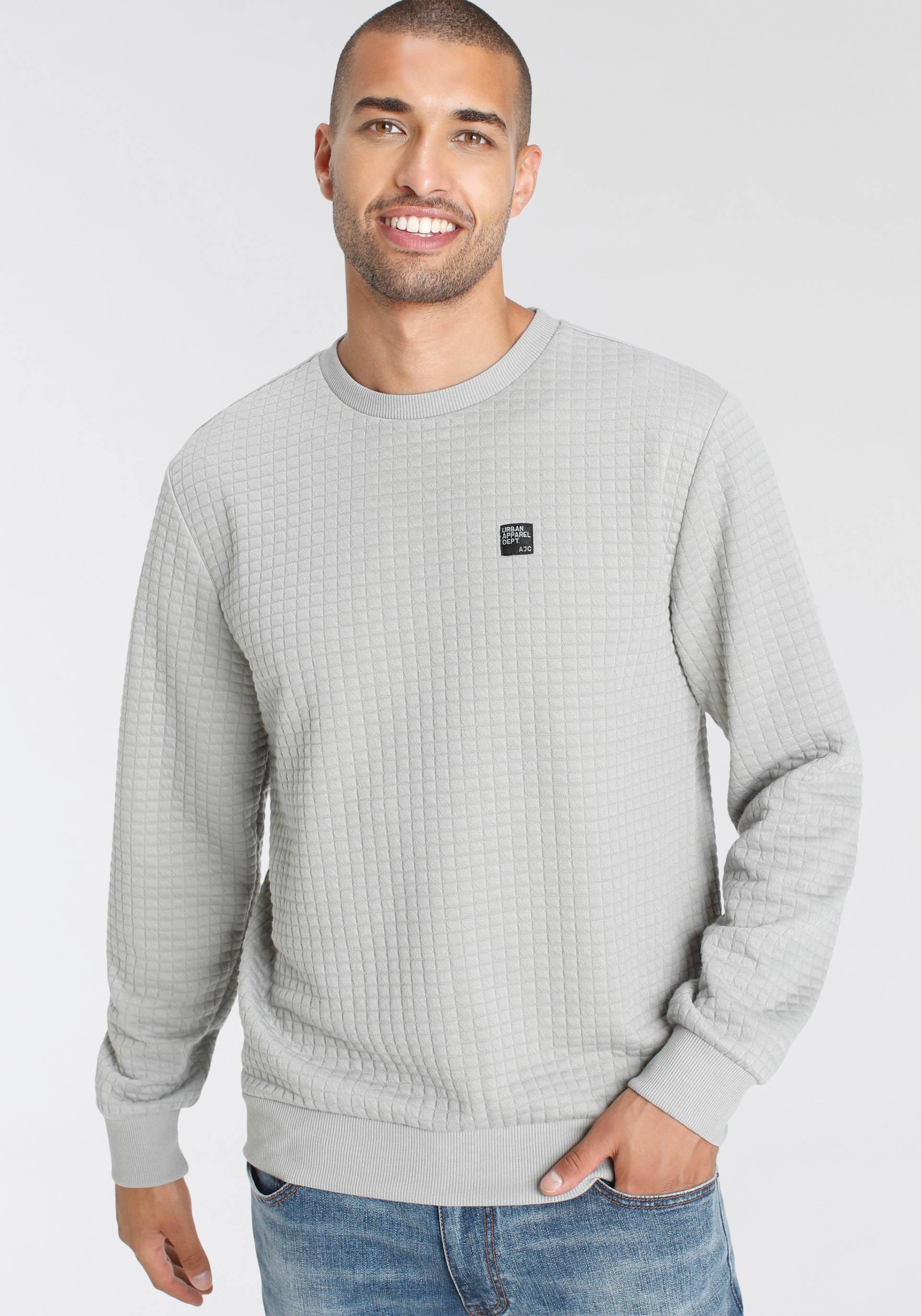 AJC Sweatshirt, schmal geschnitten, unifarben, Rundhalsausschnitt AJC Sweatshirt, schmal geschnitten, unifarben, Rundhalsausschnitt von AJC
