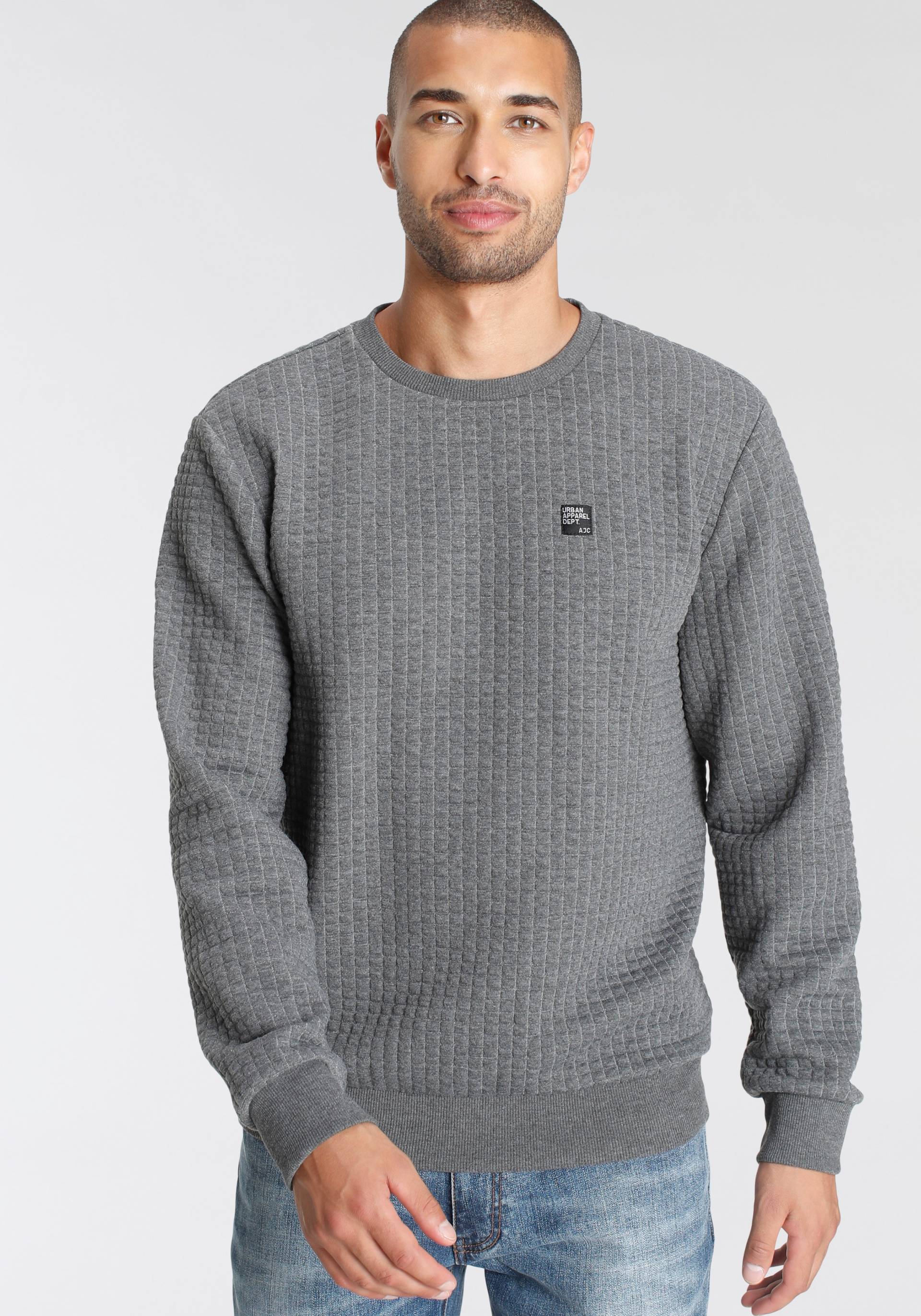 AJC Sweatshirt, schmal geschnitten, unifarben, Rundhalsausschnitt AJC Sweatshirt, schmal geschnitten, unifarben, Rundhalsausschnitt von AJC