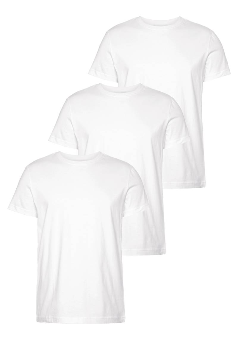 AJC T-Shirt, hüftbedeckend, lockere Passform, Basic-Stil von AJC