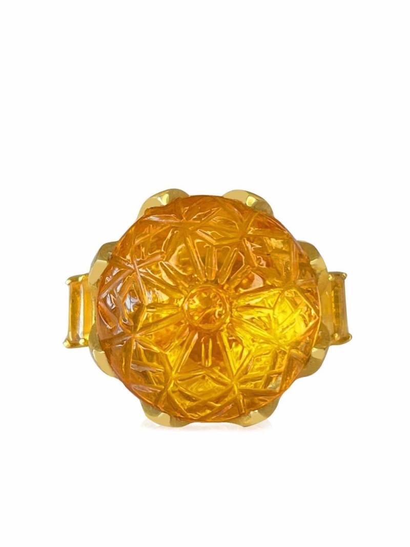 AKANSHA SETHI Roshni citrine ring - Gold von AKANSHA SETHI