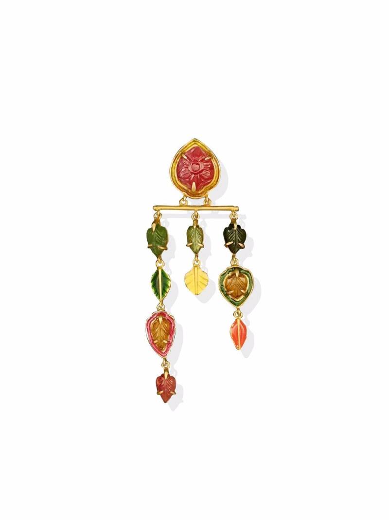 AKANSHA SETHI hanging leaves pendant - Gold von AKANSHA SETHI