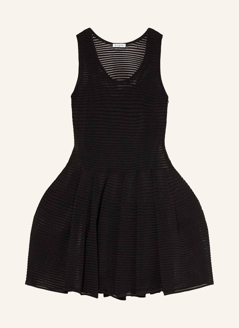 Alaïa Häkelkleid schwarz von ALAÏA