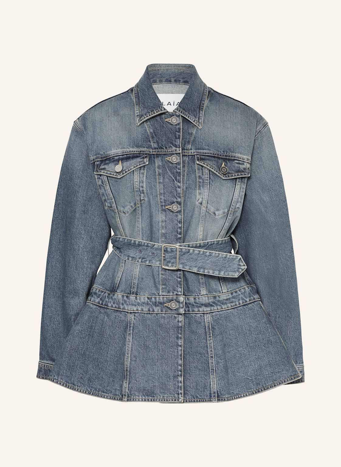 Alaïa Jeansjacke blau von ALAÏA