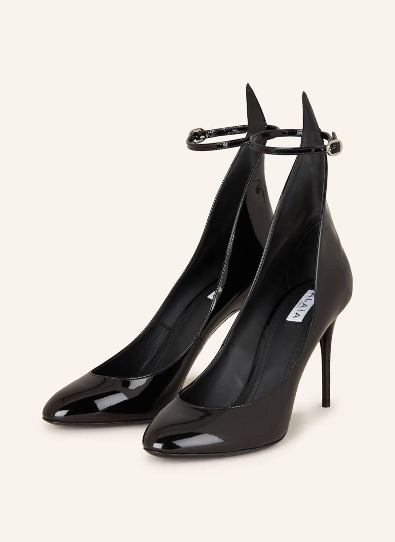 Alaïa Lack-Pumps schwarz von ALAÏA