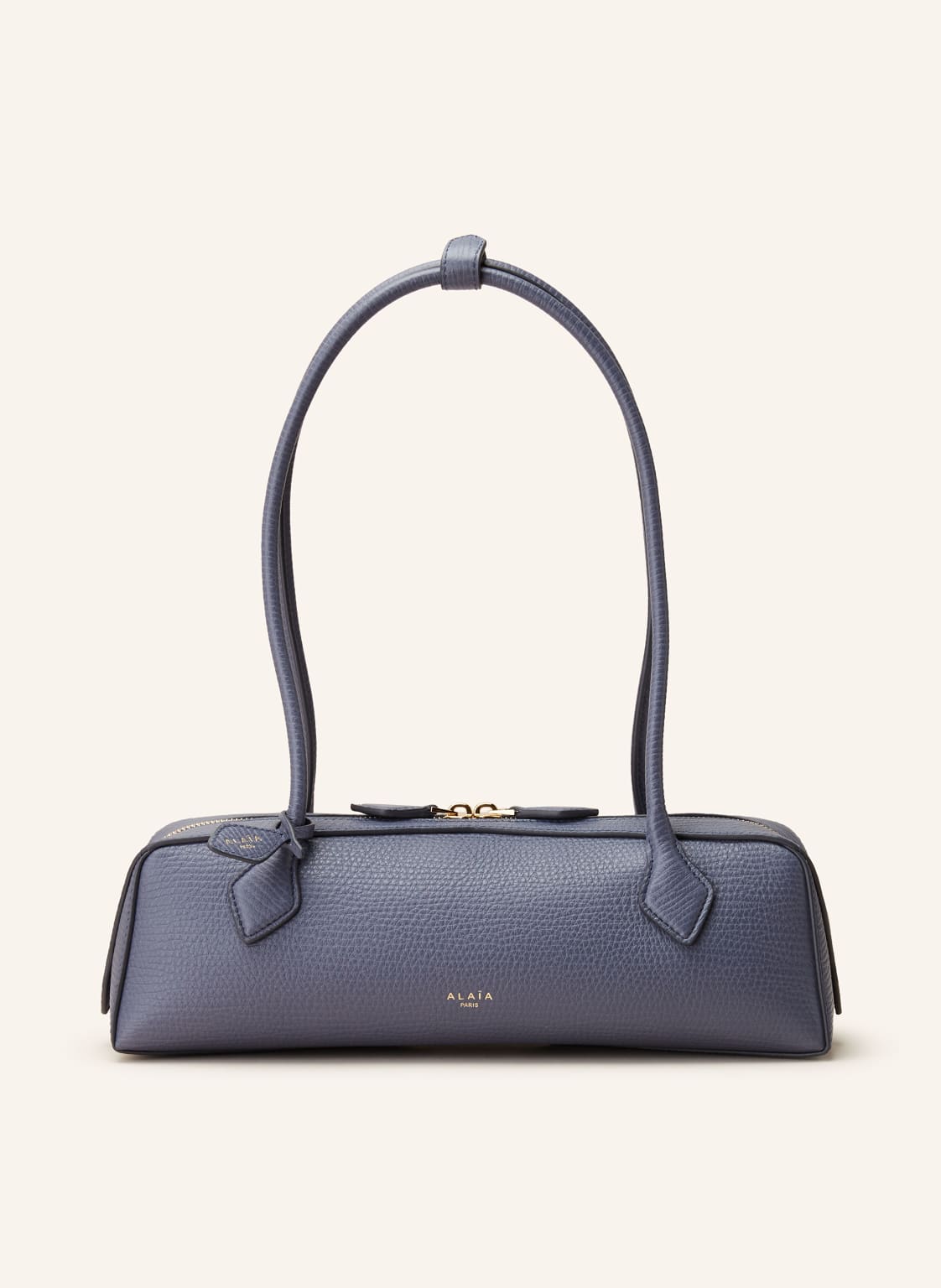 Alaïa Schultertasche Le Teckel Medium blau