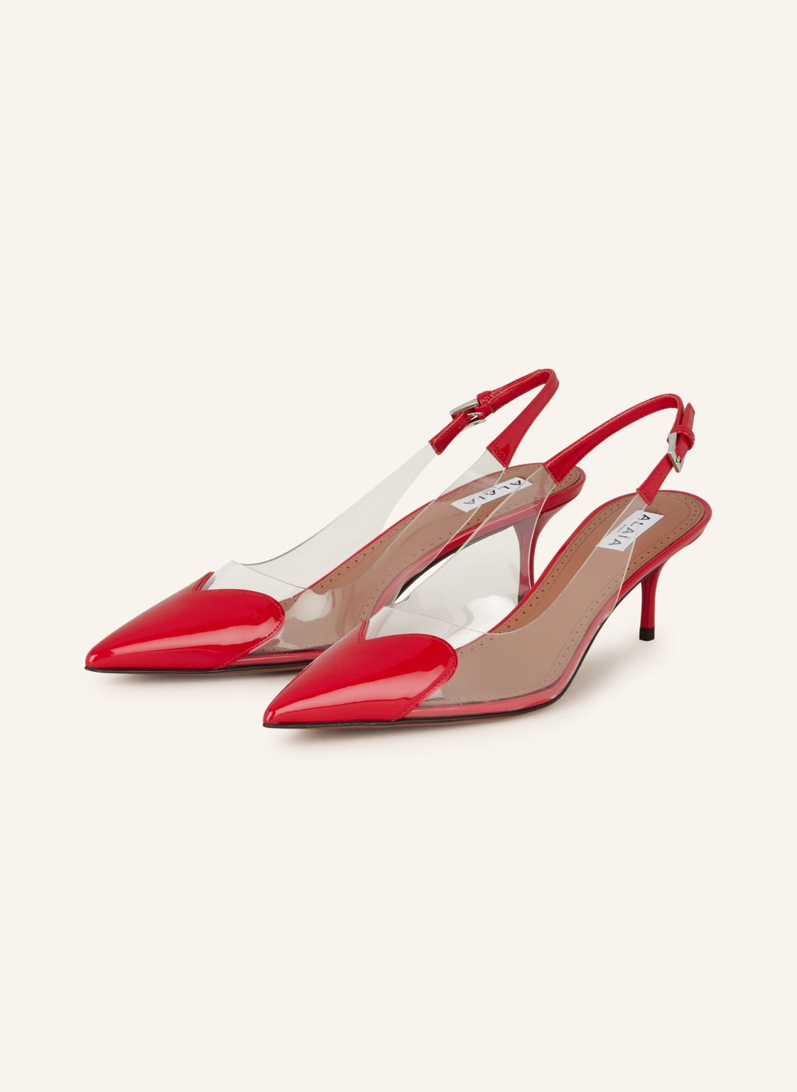 Alaïa Slingpumps Le Coeur rot von ALAÏA