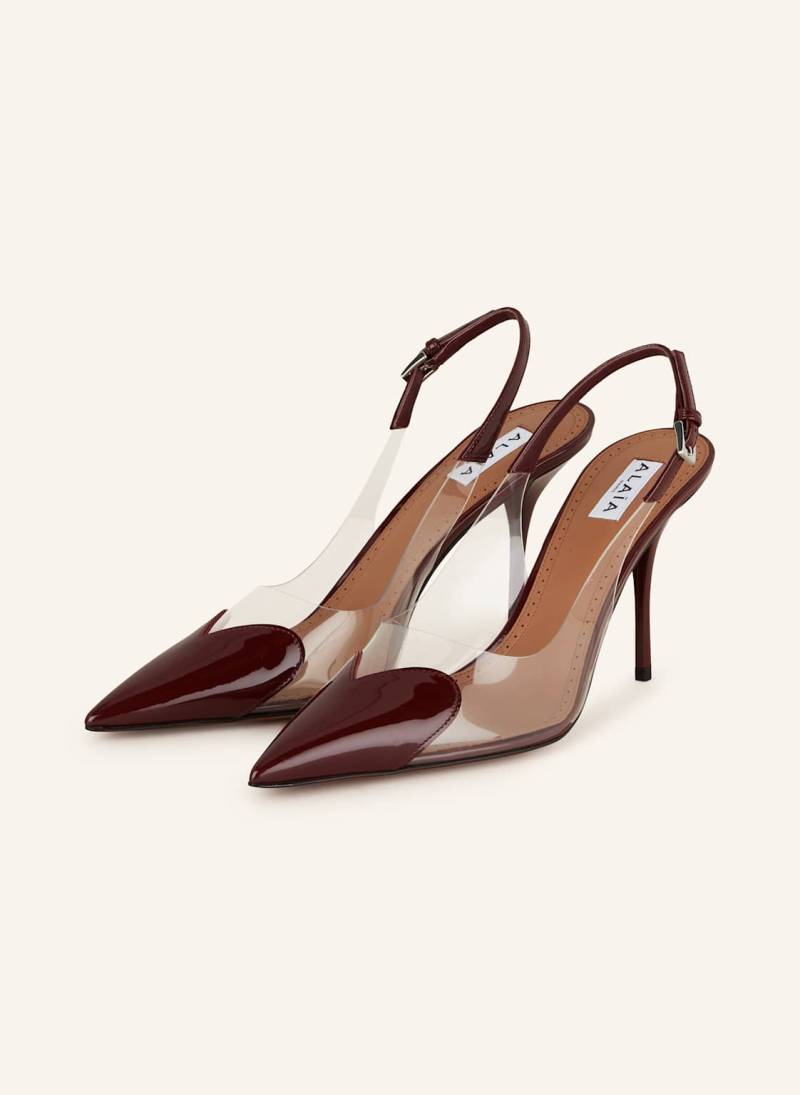 Alaïa Slingpumps rot von ALAÏA