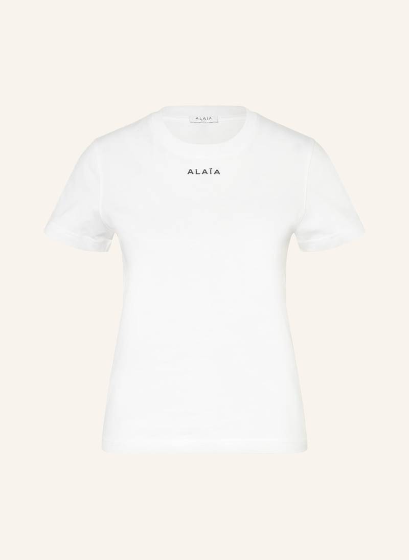 Alaïa T-Shirt weiss von ALAÏA