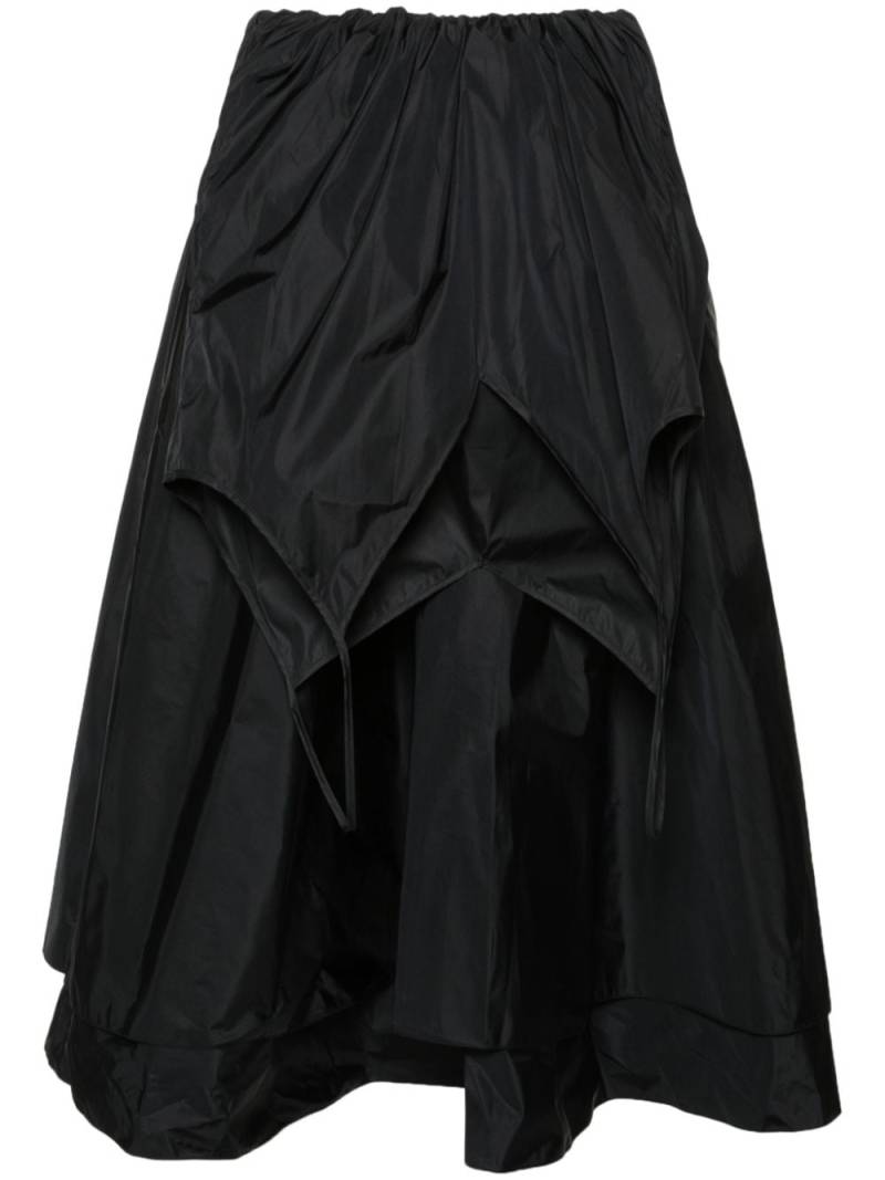 ALAINPAUL Pina layered midi skirt - Black von ALAINPAUL