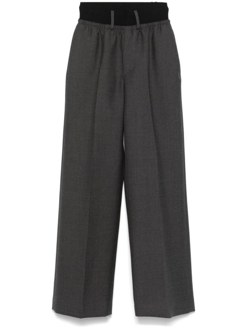 ALAINPAUL elasticated-waist trousers - Grey von ALAINPAUL