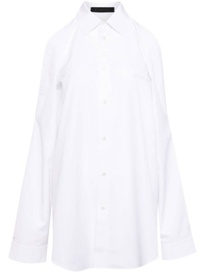 ALAINPAUL long-sleeve cotton shirt - White von ALAINPAUL