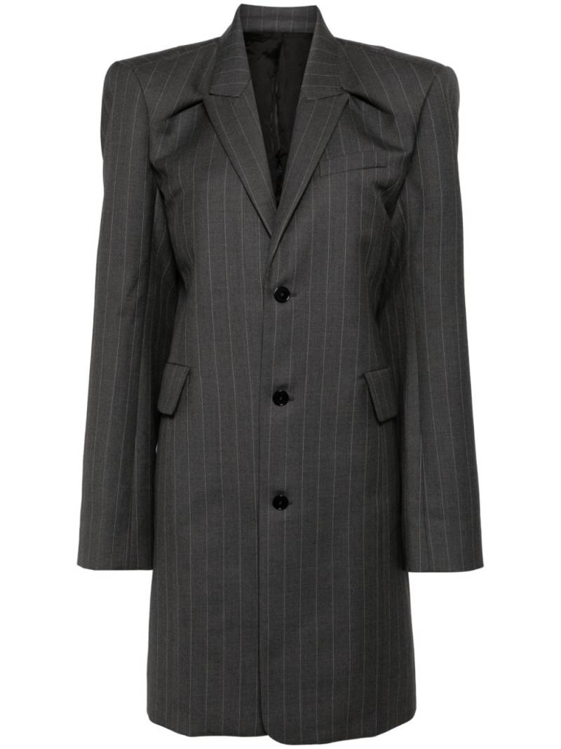 ALAINPAUL pinstripe-print wool blazer - Grey von ALAINPAUL