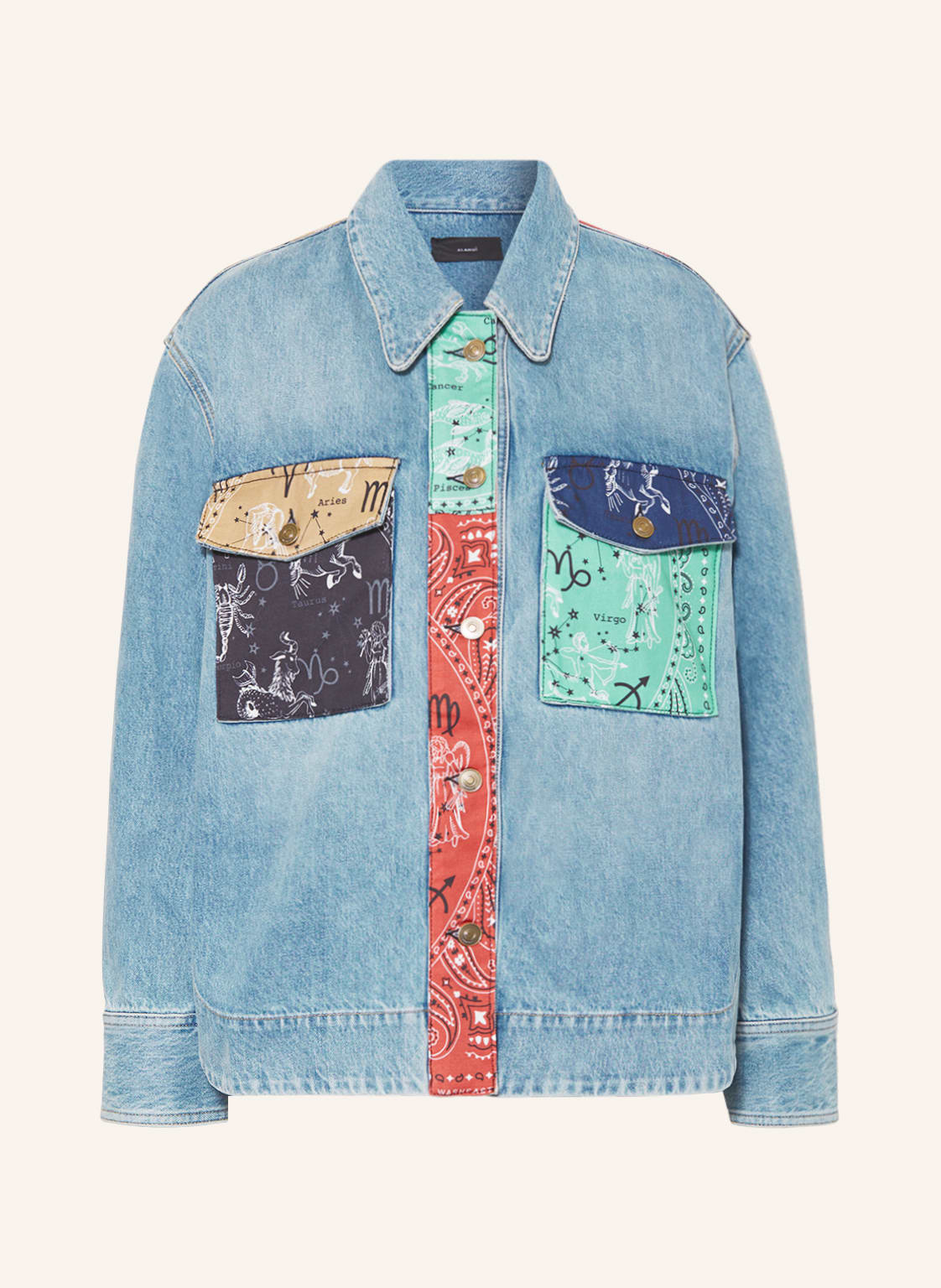 Alanui Jeans-Overjacket The Twelve Signs blau von ALANUi