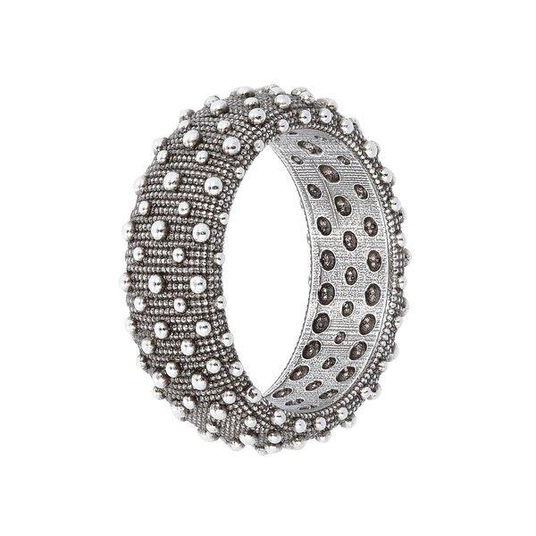 Basic Riccio Textur Locking Ring Damen Silber 62 von ALBERT M.