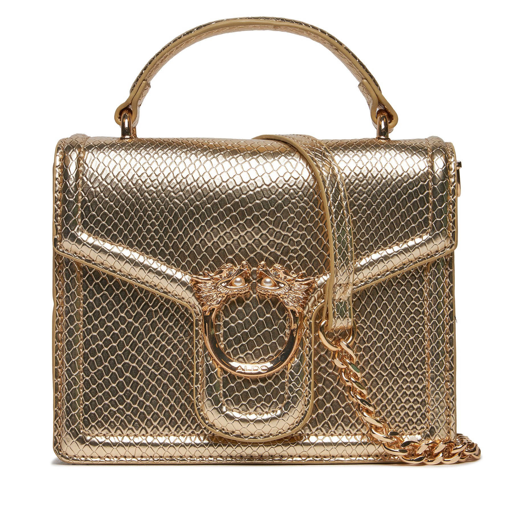 Handtasche Aldo Cadiliana 13723407 Goldfarben von ALDO