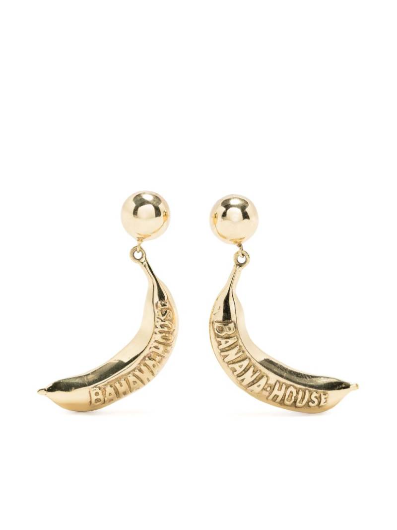 ALEMAIS Banana drop earrings - Gold von ALEMAIS