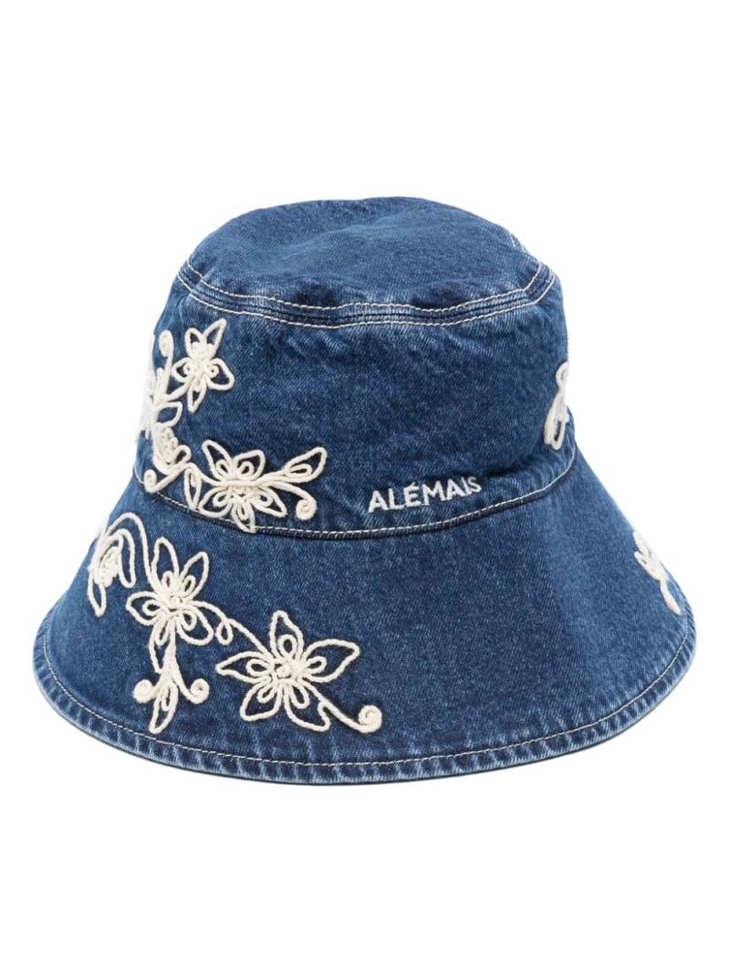 ALEMAIS Carmen bucket hat - Blue von ALEMAIS