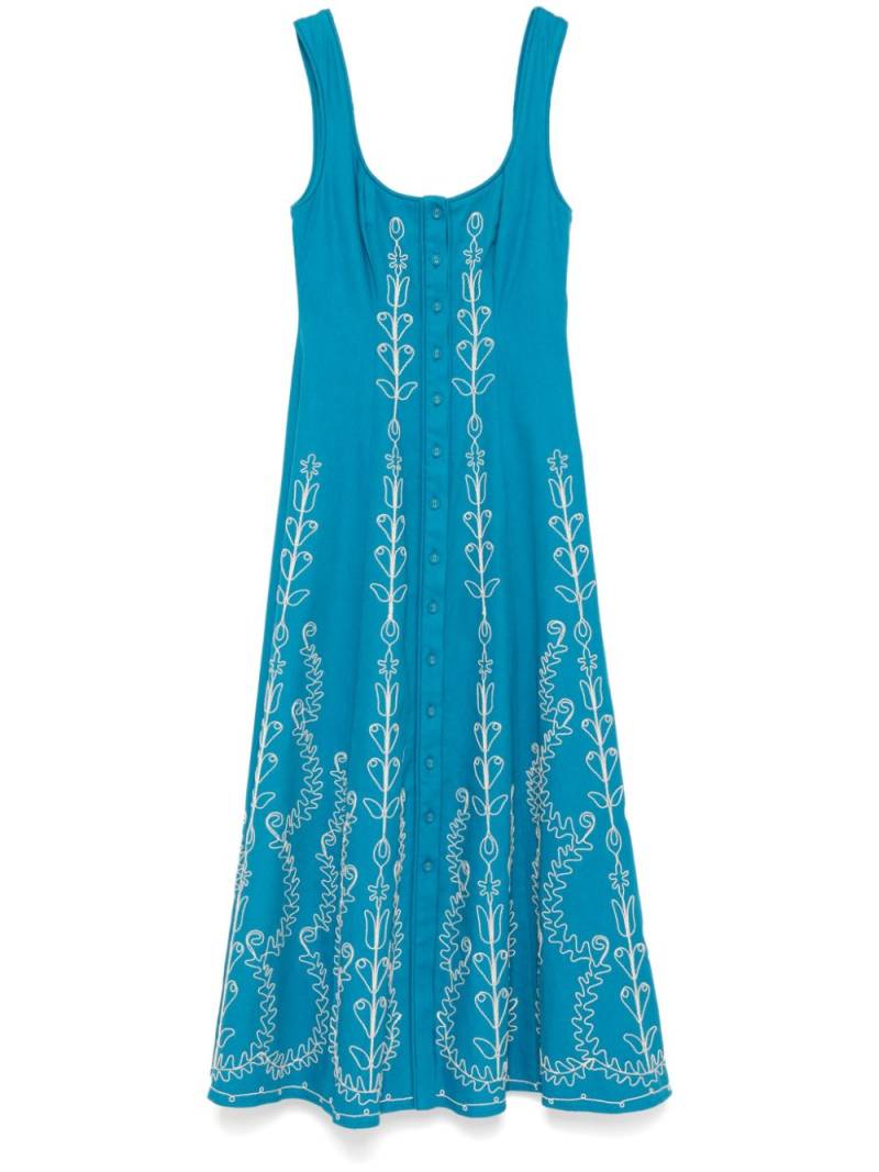 ALEMAIS Donovan midi dress - Blue von ALEMAIS