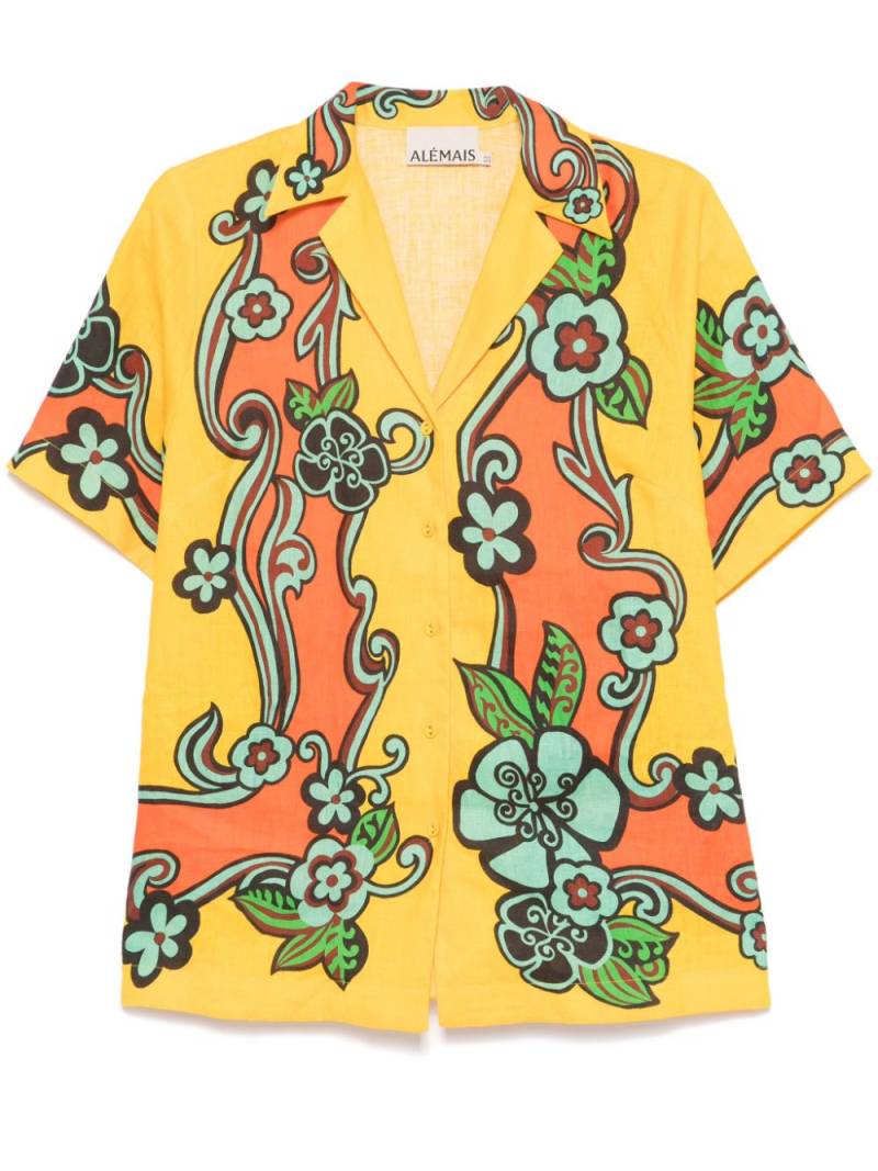 ALEMAIS Flame shirt - Yellow von ALEMAIS