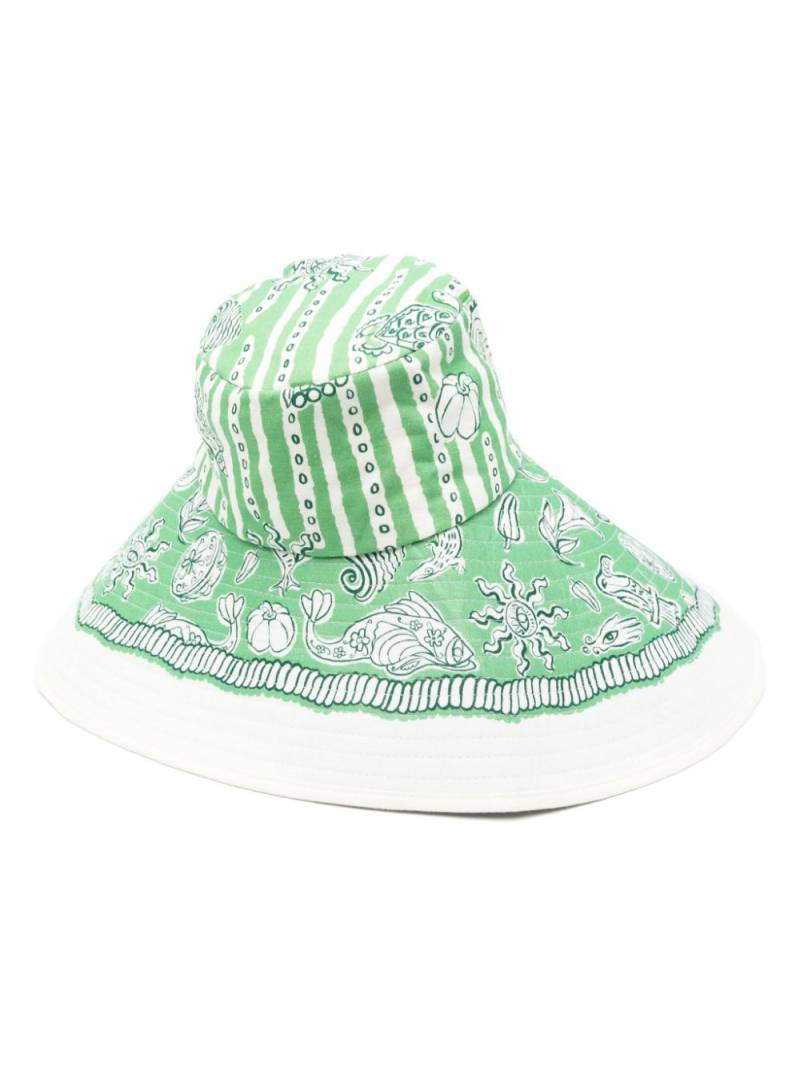 ALEMAIS Lula sun hat - Green von ALEMAIS