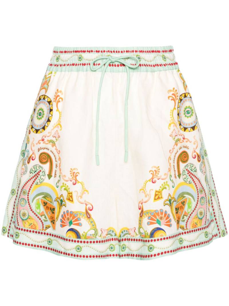 ALEMAIS Pinball drawstring shorts - Neutrals von ALEMAIS